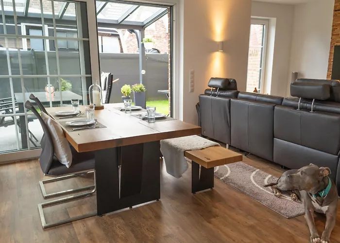 Casa de Férias Haus Friesenkuss Mit Hund